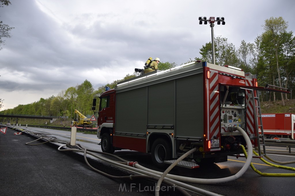 VU Gefahrgut LKW umgestuerzt A 4 Rich Koeln Hoehe AS Gummersbach P231.JPG - Miklos Laubert